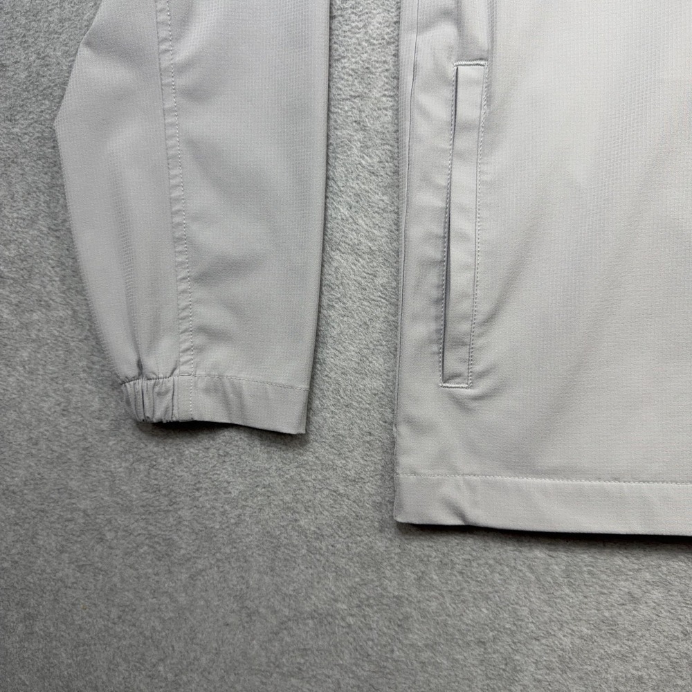 Travis Mathew Jacket Mens Medium Light Gray 1/2 Zip Windbreaker Golf Pullover - Picture 6 of 14